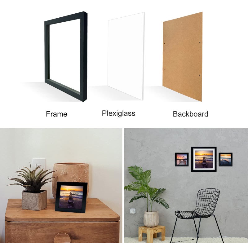 Lekaiya 5x5 إطارات صور سود - Image 4