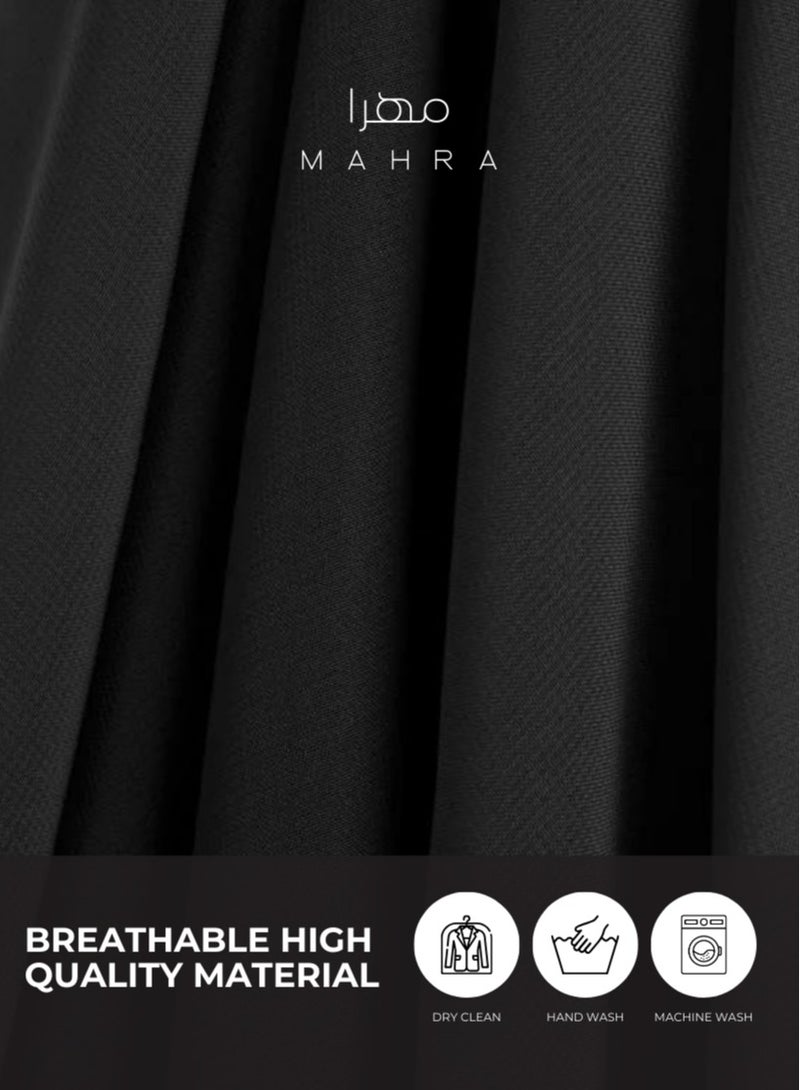 Premium Saudi Niqab | 12 x 8 inches | Comfortable & Airy | Ideal for Modest Attire, Prayers, Travel, Daily Wear