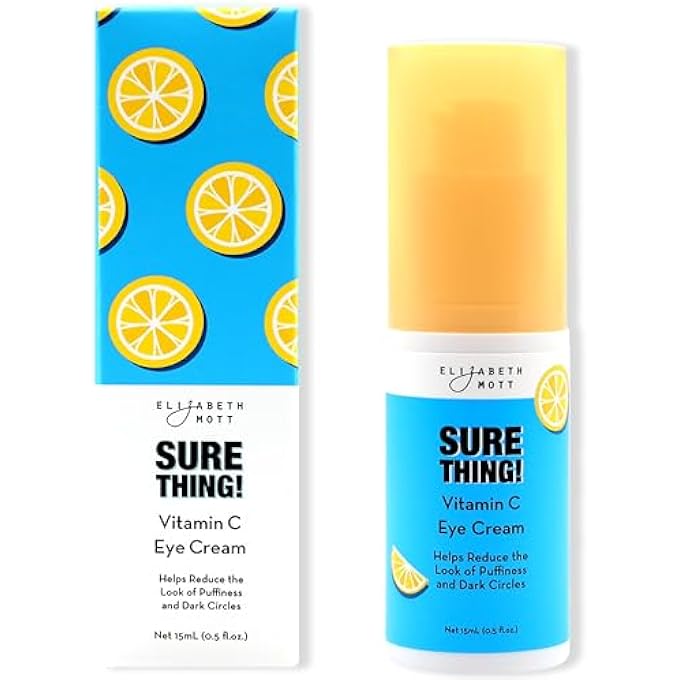 Elizabeth Mott Sure Thing Vitamin C Eye Cream Hydrating, Brightening, Anti-Aging Eye Repair Treatment for Dark Circles & Puffiness Vegan, Fragrance-Free, Cruelty-Free Skincare 15ml (0.5oz) - Image 2