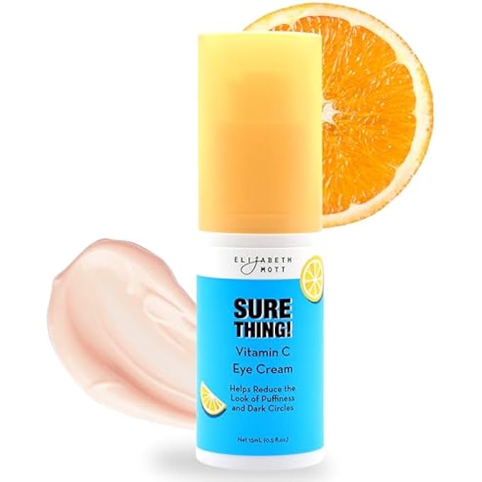 Elizabeth Mott Sure Thing Vitamin C Eye Cream Hydrating, Brightening, Anti-Aging Eye Repair Treatment for Dark Circles & Puffiness Vegan, Fragrance-Free, Cruelty-Free Skincare 15ml (0.5oz) - Image 3