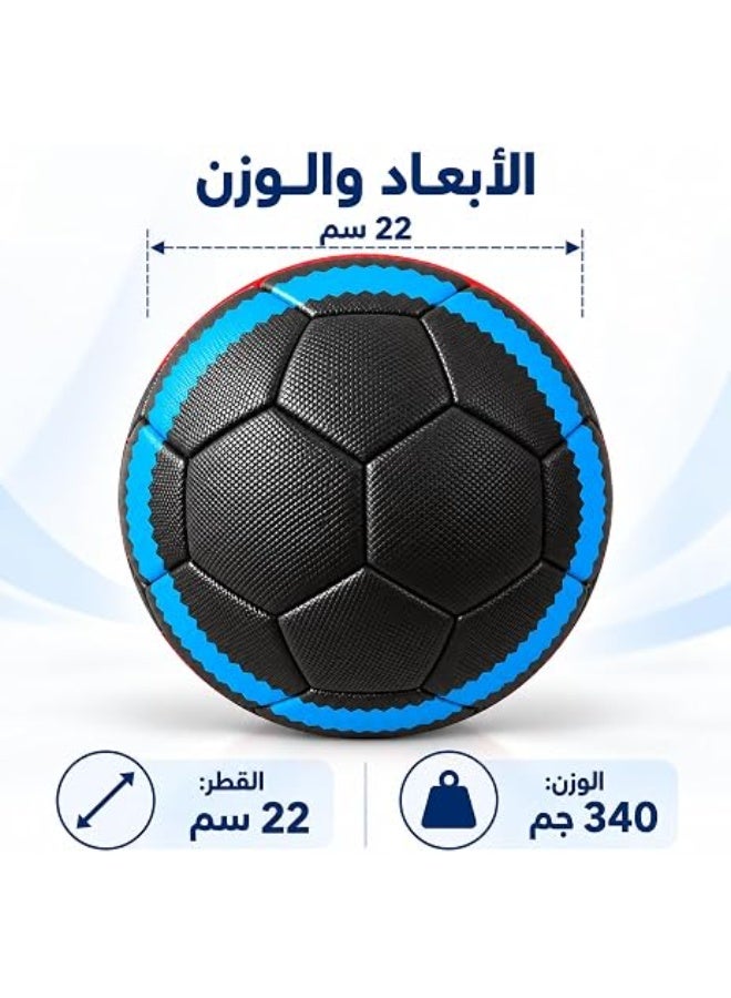 فيرست تشويس كرة قدم متينة من First Choice بخياطة قوية وألوان زاهية، مناسبة للتدريب في الأماكن المفتوحة واللعب اليومي للأطفال والكبار - Image 3