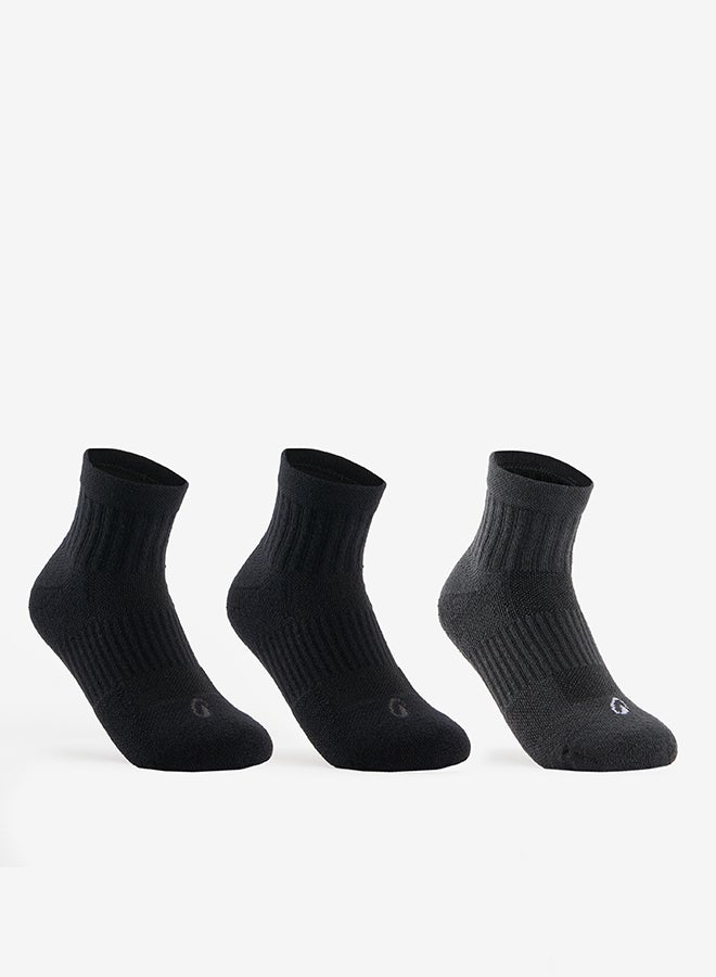 DECATHLON Kids' High Sports Socks Tri-Pack RS 500 - / - Image 1