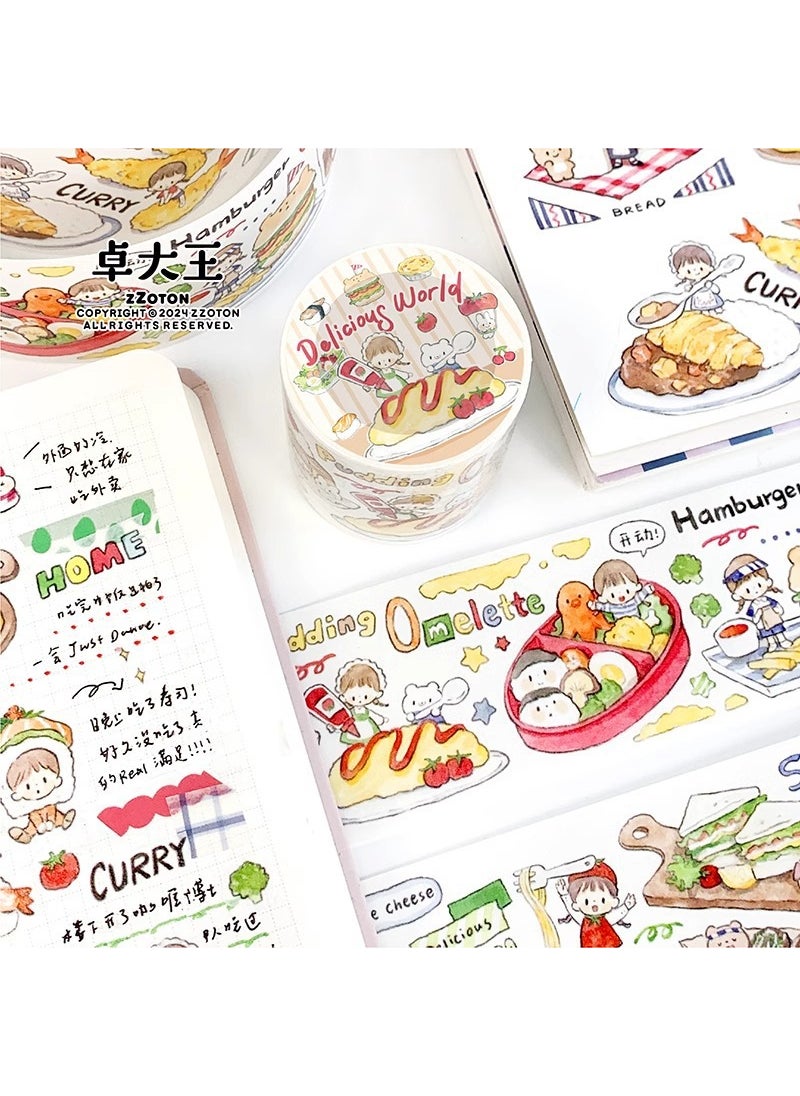 Generic King Zorro Themed Washi Tape Set [January New Product] Azhuo Delicious World 