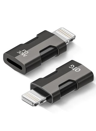 2 Pack USB C Lightning Adapter with 30W PD Support Fast Charging Data and Audio Adapter Transfer Male to Lightning Female Headphones Converter Fit for iPhone for iPad Fast Charging and Audio - pzsku/Z9A7B41CD1872F32ADF97Z/45/_/1739707583/d537816d-7ded-4cef-a859-4a4325a1afce