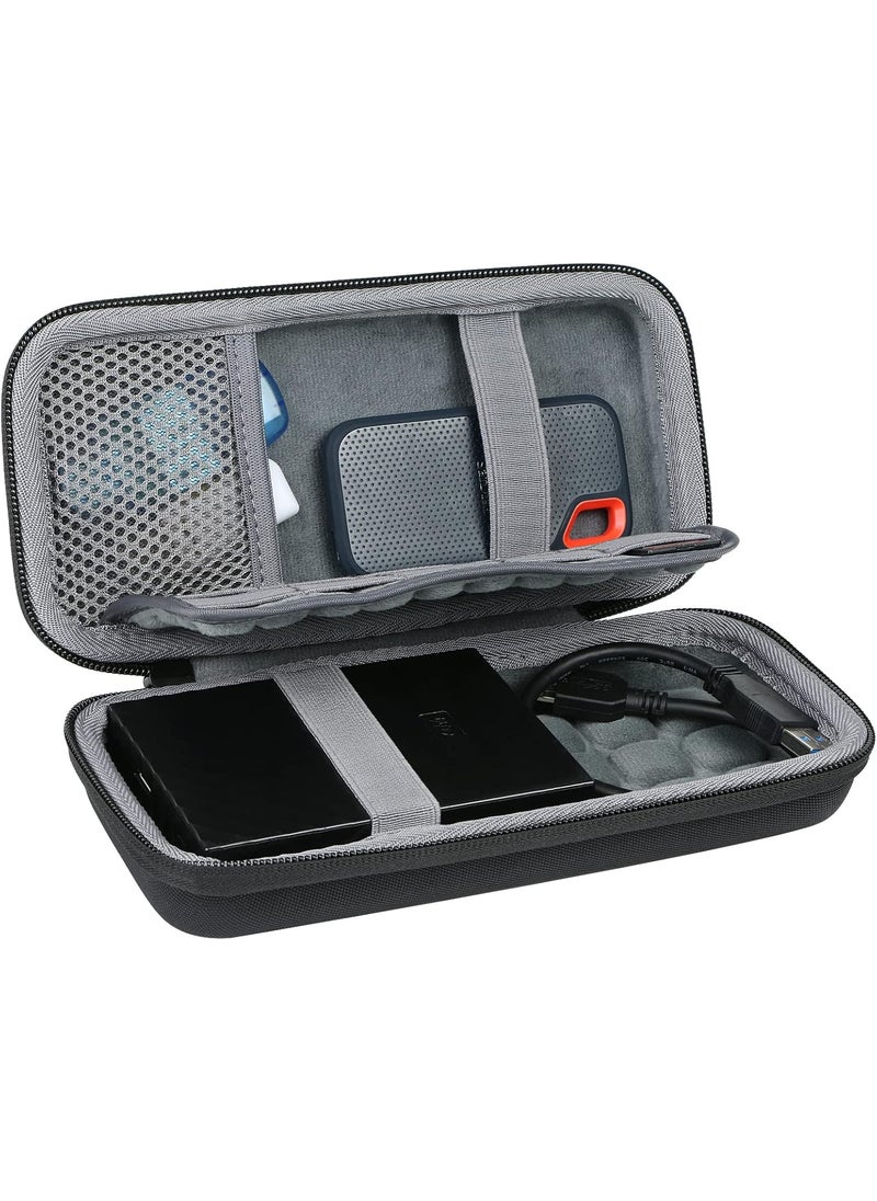 Co2Crea Hard Travel Case Cover for WD My Passport 1 TB 2TB 3TB 4TB Portable Hard Drive by co2CREA BlackLarge  - Image 2