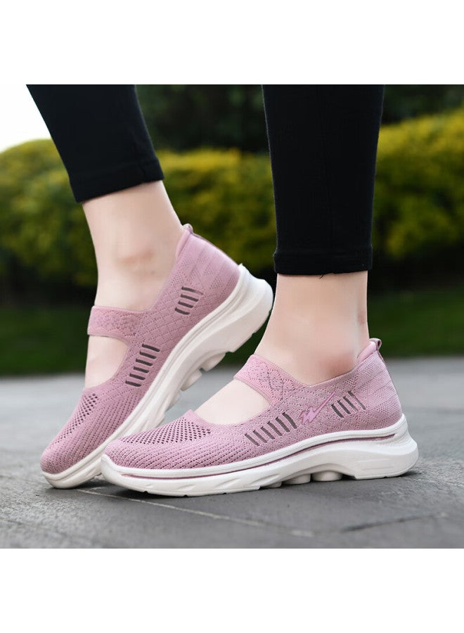 Double Star Eight Shuangxing Bate Women's Shoes, Spring And Autumn Mom Shoes, Soft-soled Lightweight Casual Shoes, Cool Flats, Middle-aged And Elderly Sneakers, Slip-on Walking Shoes - Image 5
