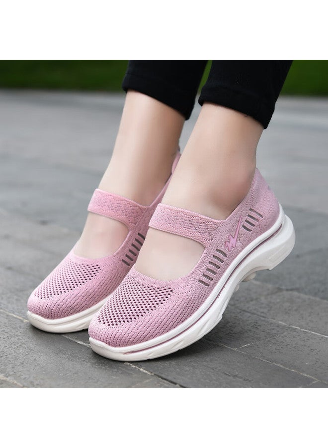 Double Star Eight Shuangxing Bate Women's Shoes, Spring And Autumn Mom Shoes, Soft-soled Lightweight Casual Shoes, Cool Flats, Middle-aged And Elderly Sneakers, Slip-on Walking Shoes - Image 2
