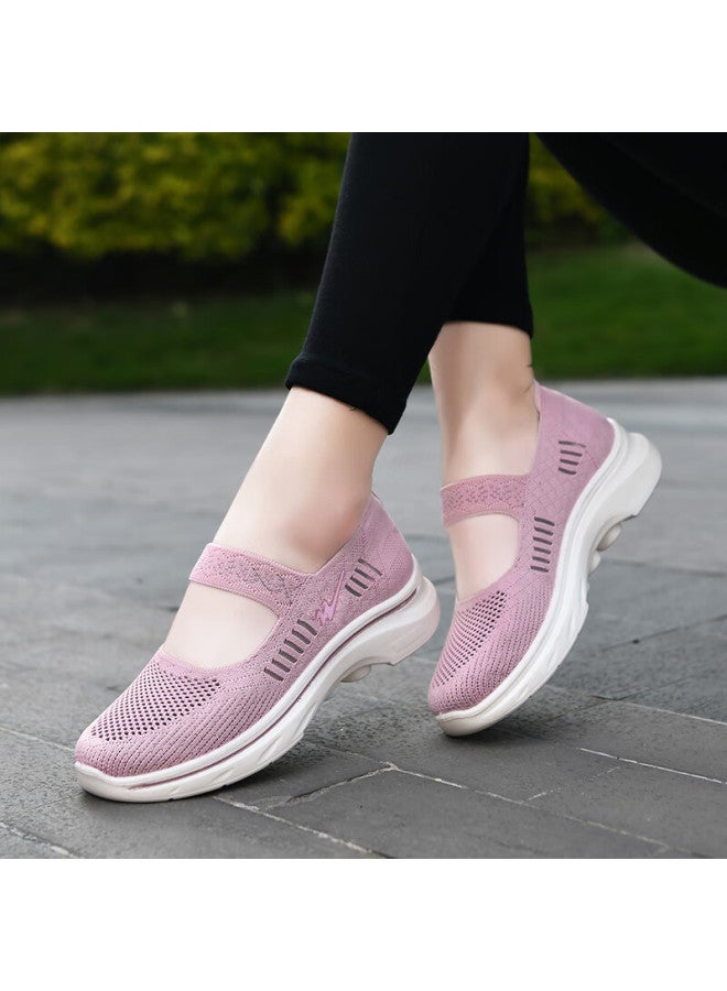 Double Star Eight Shuangxing Bate Women's Shoes, Spring And Autumn Mom Shoes, Soft-soled Lightweight Casual Shoes, Cool Flats, Middle-aged And Elderly Sneakers, Slip-on Walking Shoes - Image 3