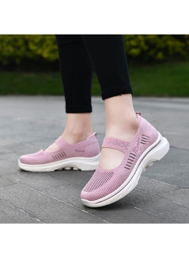 Double Star Eight Shuangxing Bate Women's Shoes, Spring And Autumn Mom Shoes, Soft-soled Lightweight Casual Shoes, Cool Flats, Middle-aged And Elderly Sneakers, Slip-on Walking Shoes - Image 4