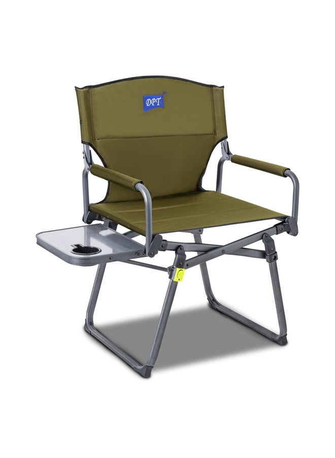 DPT Foldable Camping Chair, Trips Chair, Green, Size 50*55.5 Cm - Image 1