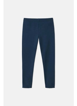 Tchibo Toddler Girl 2 Pcs Pull On Leggings, Navy and Light Blue  - Image 3