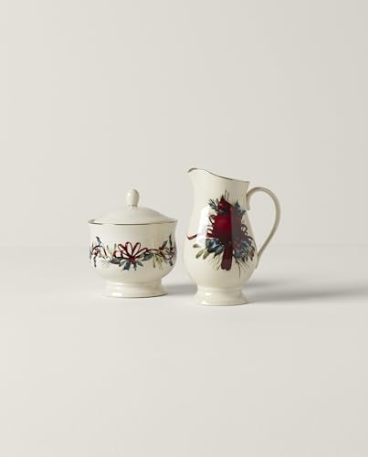 Lenox 847266 Winter Greetings Sugar & Creamer Set, Christmas & Holiday Hosting - Image 5