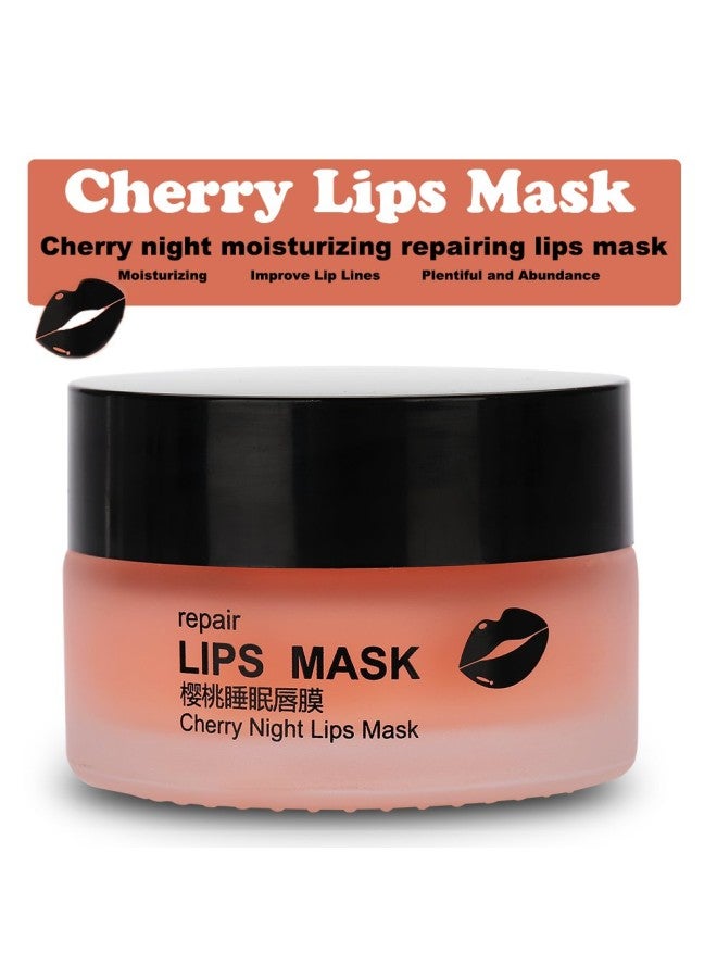 Lip Mask 20g/bottle Natural Cherry Night Lip Care Cream Beauty Repair Moist Moisturizing