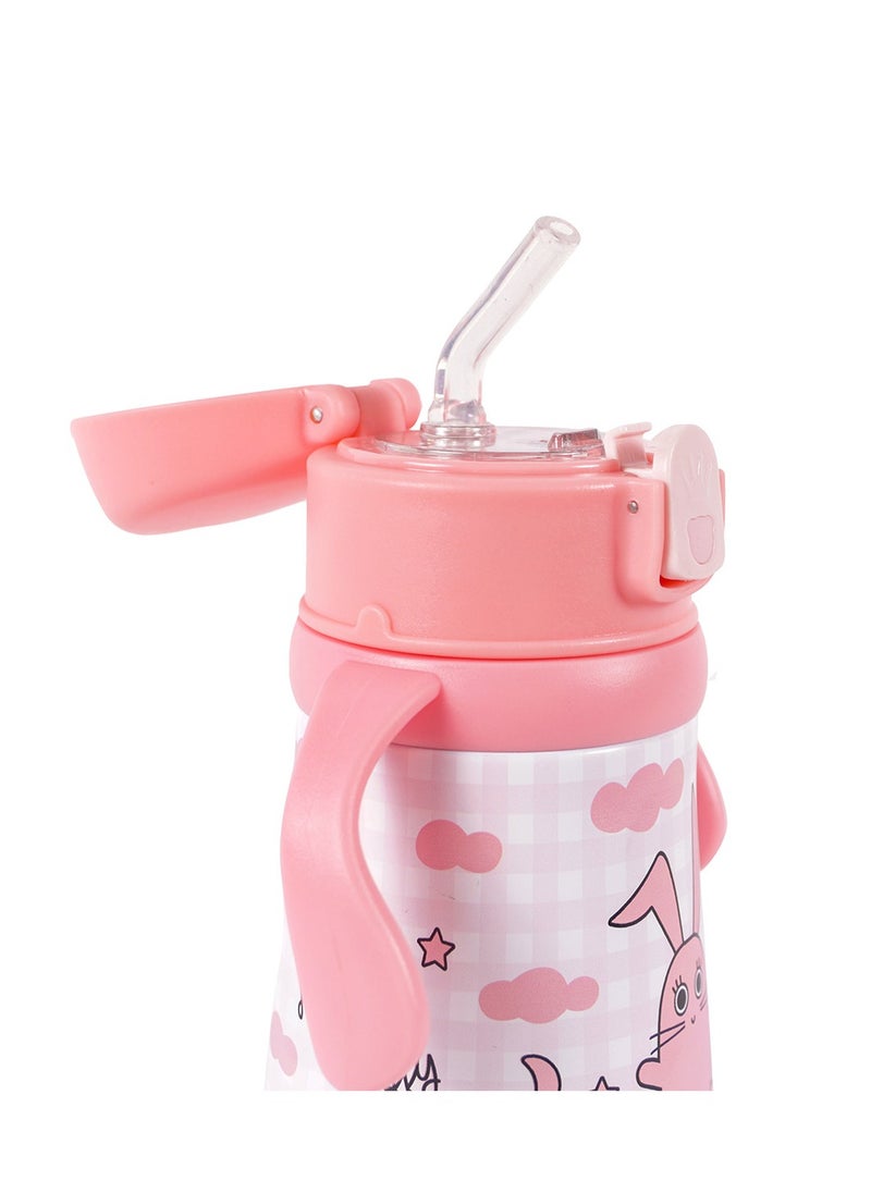 Milk & Moo - Milk&Moo Stainless Steel Kids Water Bottle 360ML Cancin - Image 1