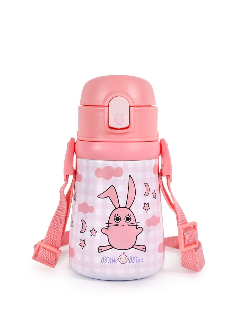 Milk & Moo - Milk&Moo Stainless Steel Kids Water Bottle 360ML Cancin - Image 1