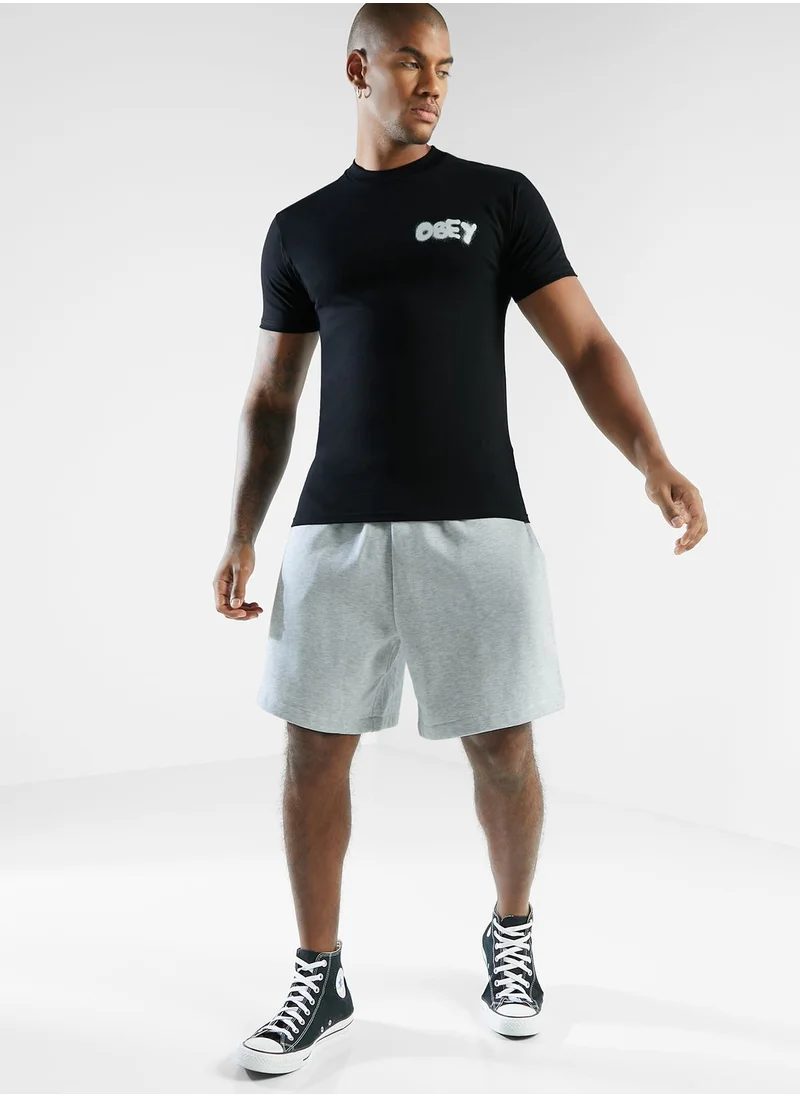 OBEY Established Works Eyes Sweat Shorts
