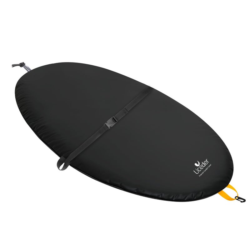 UCEDER Universal Kayak Cockpit Cover - Waterproof Seal Cockpit Cover with Adjustable Bungee Cord Rim Attachment - Heavy Duty Kayak Seat Cover Perfect for Outdoor and Indoor Storage(2.5 Deck) - Image 1