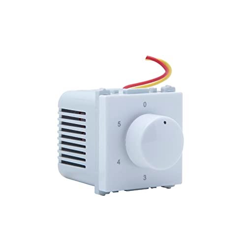Wipro Northwest Nowa Fan Regulator 5+1 Position Step Type, White (pack of 6) - Image 1