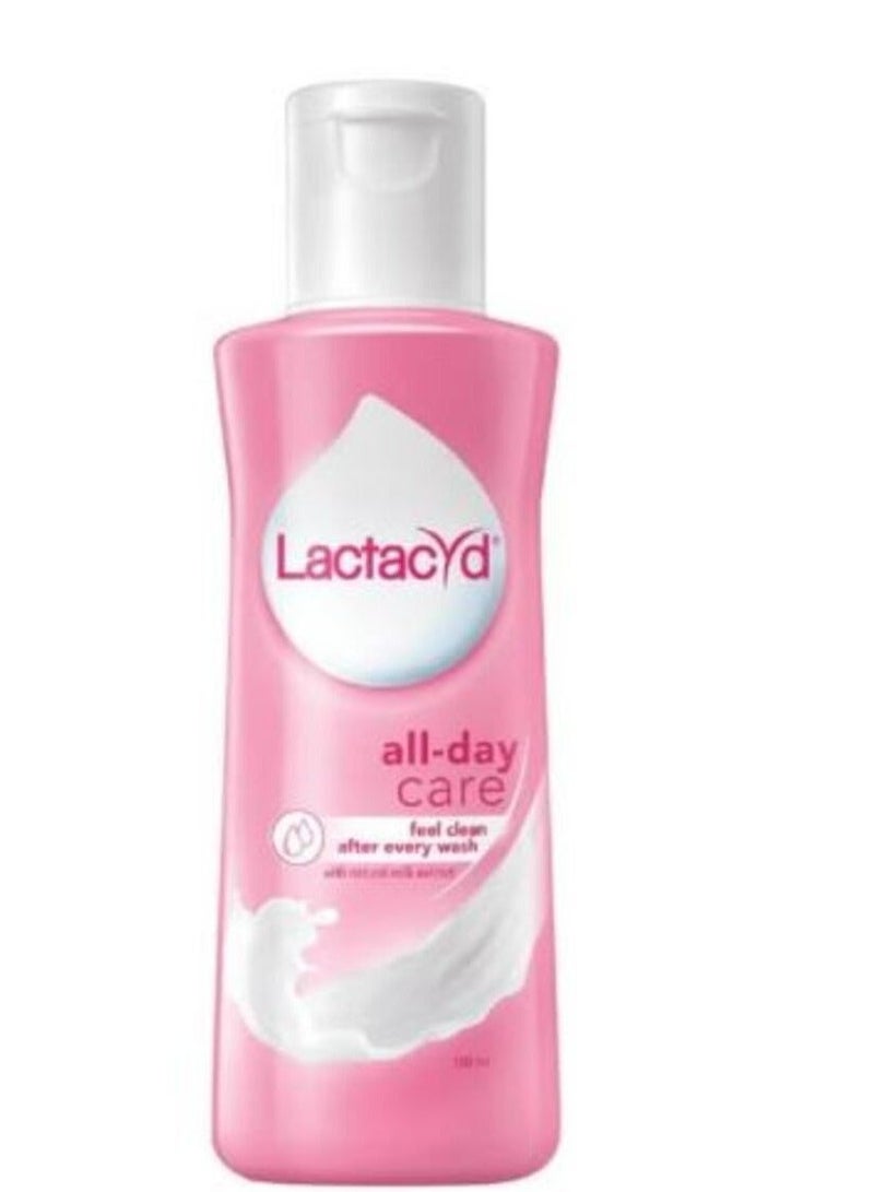 لاكتاسيد غسول نسائي All-Day Care 150 مل – منظف لطيف متوازن الحموضة للمنطقة الحساسة - Image 2