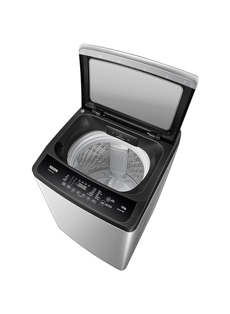 KELON Freestanding Top Load Washing Machine 13 kg KWTJA1302S Silver - Image 2