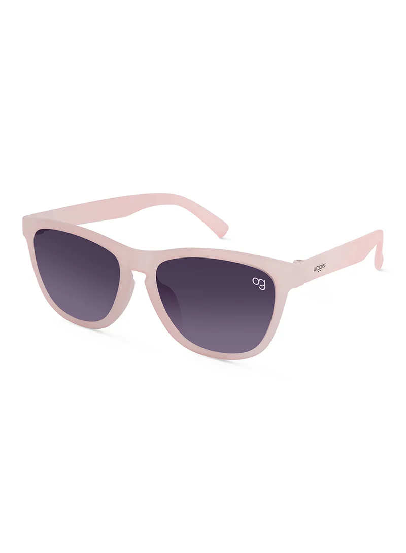 Woggles Shinecore Light Pink Square Kids Sunglasses