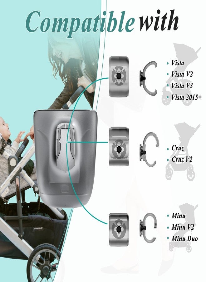 بوفنباي مشابك محول بديلة تناسب عربة الأطفال UPPAbaby Cruz/Cruz V2، عبوة واحدة - Image 2