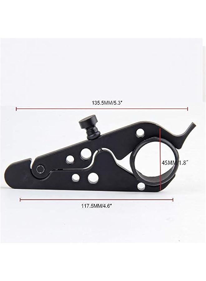 Generic Universal Motorcycle Cruise Control Throttle Lock Assist Aluminum Wrist/Hand Grip Lock Clamp with Silicone Ring Protect Throttle Grip,Throttle Control System  - Image 2