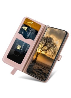erorex Case For Xiaomi Redmi 13C 4G / 5G Life Tree Embossing Pattern Leather Phone Case  - Image 4