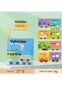 Y&D Infant Cognitive Cloth Book Baby Early Education Puzzle-Transportation  - Image 1