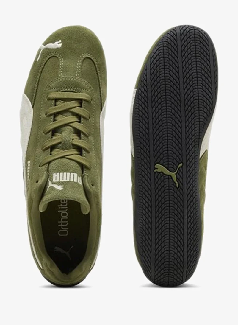 Puma Olive Green-PUMA Black Speedcat OG Sneakers Unisex for Men | Best Price UAE