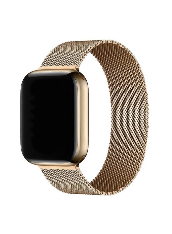 Replacement Band Compatible with Apple Watch 41mm Stainless Steel Strap Metal Bracelet for Apple Watch Series 7 - Image 1