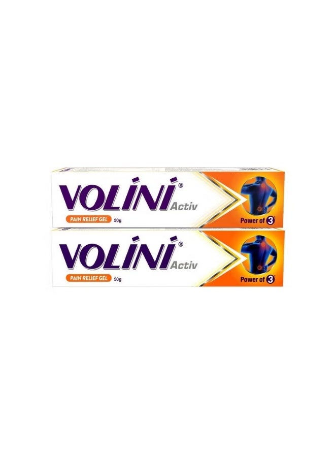 Volini of Active Pain Relief Gel 50g 2 packs - Image 1