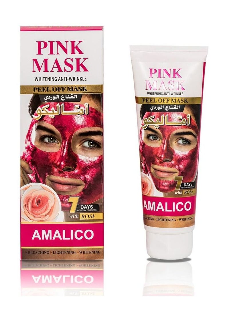 AMALICO Rose Mask With Vitamin A & E Deep Cleanser and Skin Moisturizer 125 ml ‏ 