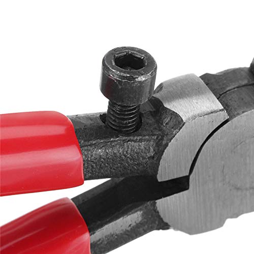 Qovydx 5Pcs Glass Running Breaking Pliers Stained Glasses Grozer Cutting Plier Glass Cutters Tools Glass Grozing Tool Breaker Cutting Oil Tool with Rubber Tips - Image 4