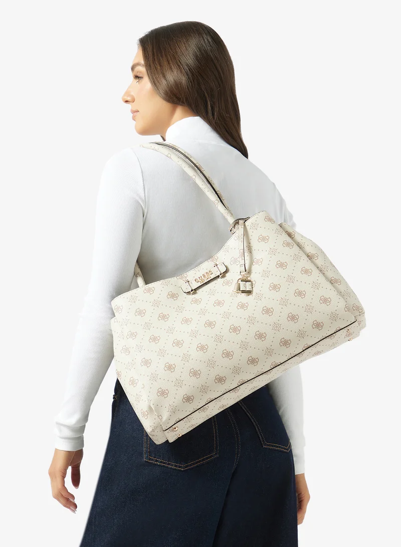 GUESS  Carrie Logo  Tote Bag for Women | Best Price UAE