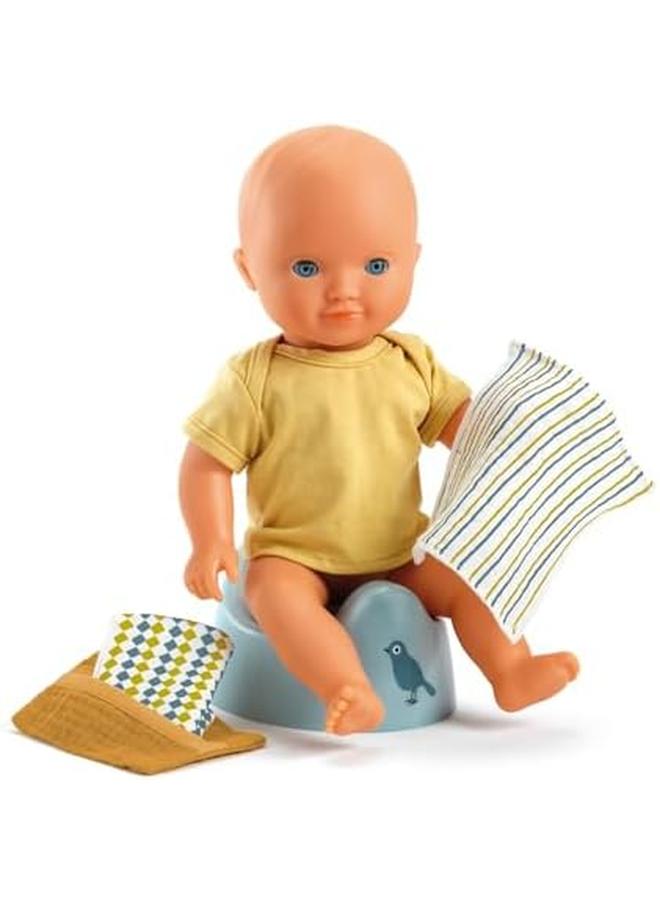 DJECO Pomea Doll Potty And Wipes - Image 2