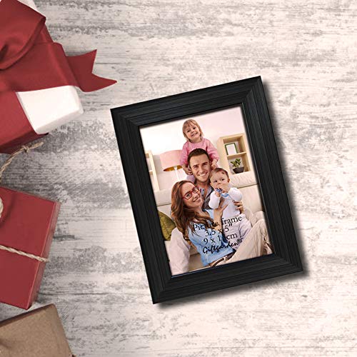 Giftgarden 12 Pack 3.5x5 Picture Frame Black, Multiple 3.5 x 5 Photo Frames Bulk for Tabletop Display or Wall Hanging - Image 2