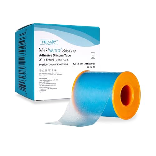 MedVance Silicone Tape 2 Wide Soft with Perforation and Cuttable 1 Pack 5 Yards