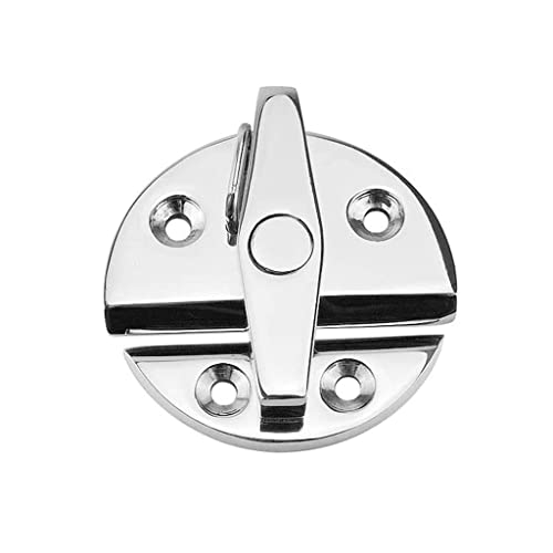 Tearom Marine Boat Door Catch Latch 316 Stainless Steel Door Latch Round 55mm Twist Lock Suit for Boat and Many External Cabinet Applications (1) - Image 4