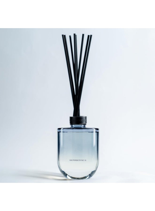 ALLURE Reed Home Diffuser Set 400ml – Cotton Blossom & Lily | Free 8 Fabric Reed Sticks | Stress Relief & Aromatherapy | Long-Lasting, Smoke-Free Air Freshener for Home & Office - Image 2