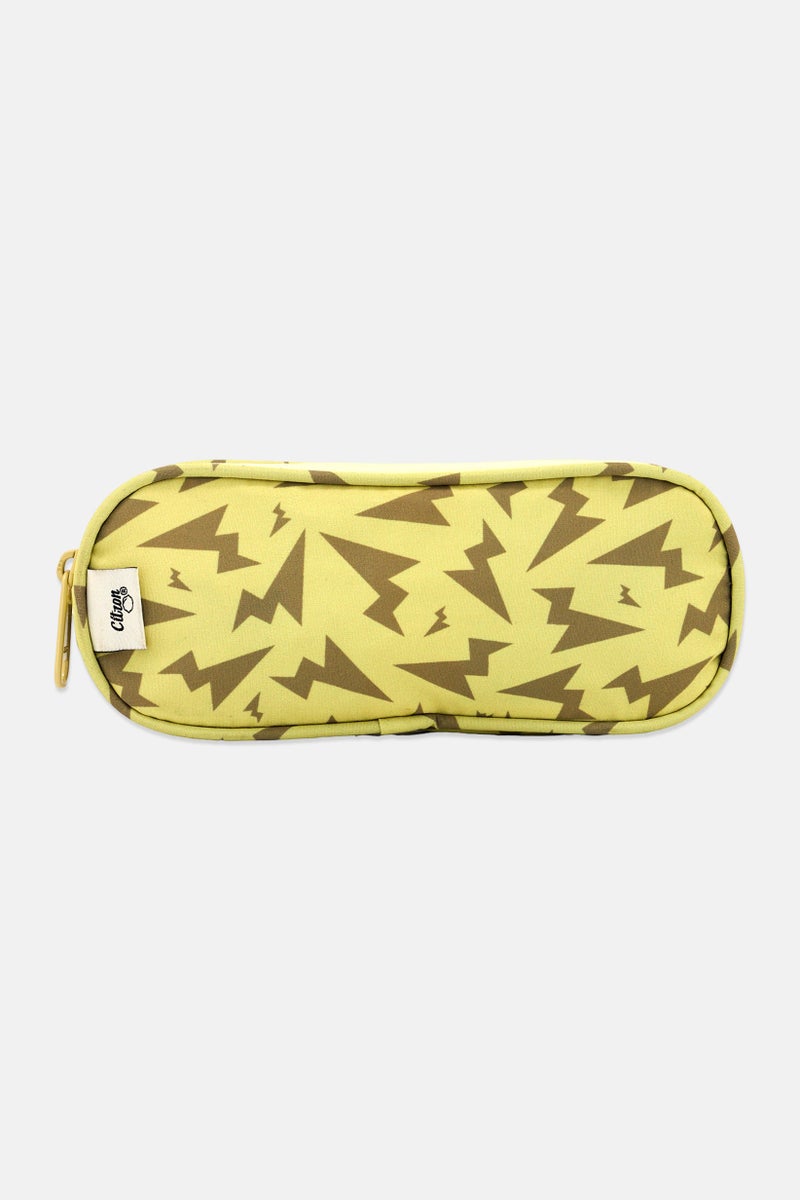 Citron Kids Boy Pencil Case 17 L x 6 H x 1 W cm, Light Green - Image 1