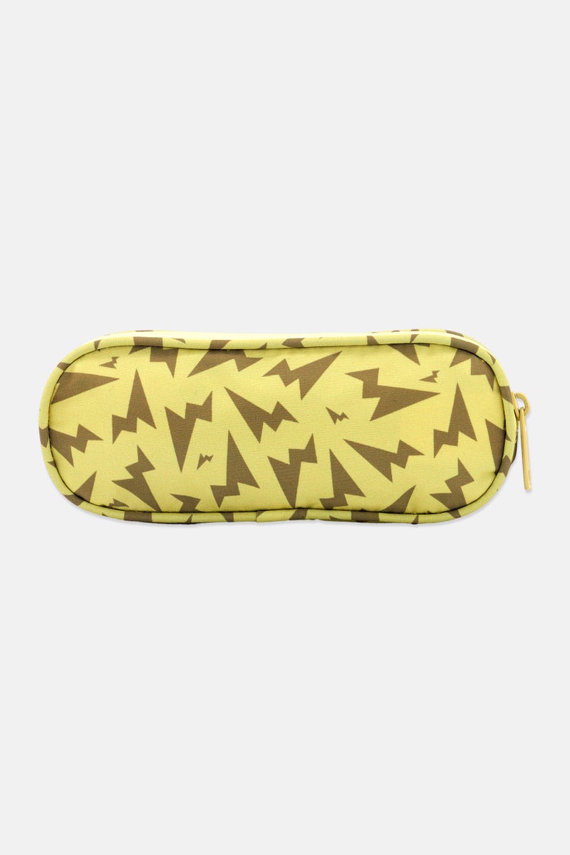 Citron Kids Boy Pencil Case 17 L x 6 H x 1 W cm, Light Green - Image 3