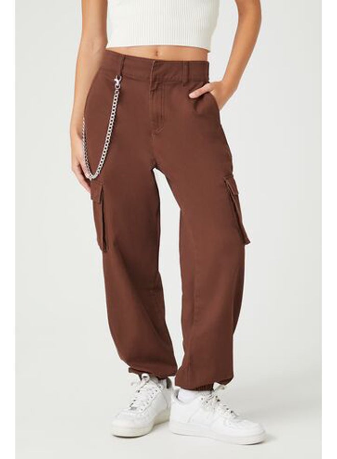 FOREVER 21 Wallet Chain Cargo Joggers - Image 2