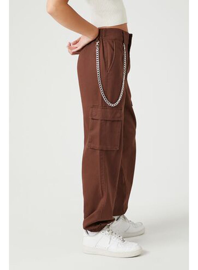 FOREVER 21 Wallet Chain Cargo Joggers - Image 3