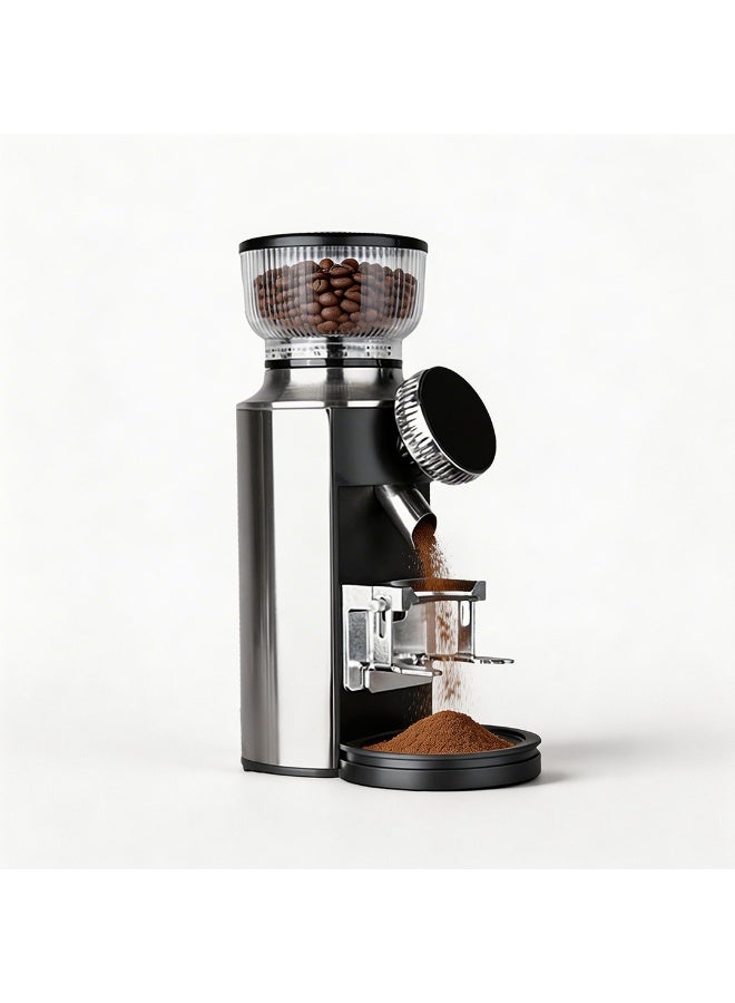 NAQI electric coffee grinder burr grinder espresso grinder adjustable grind coffee bean grinder home barista grinder conical burr mill portafilter grinder touch display grinder - Image 1