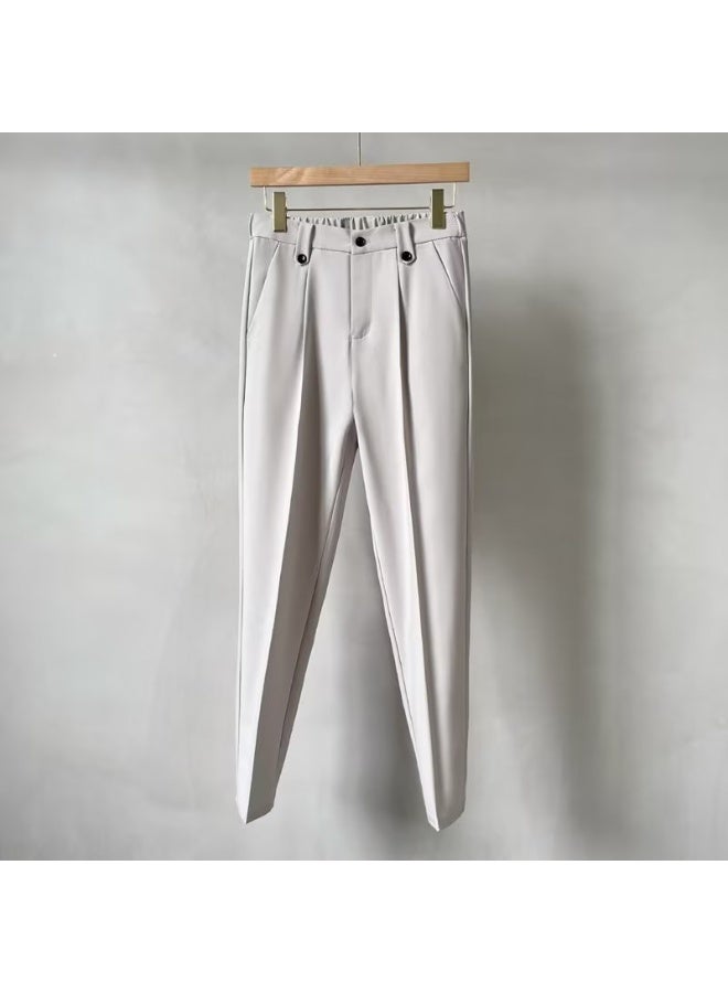 Shougu Men's Fashionable Casual Business Suit Pants 