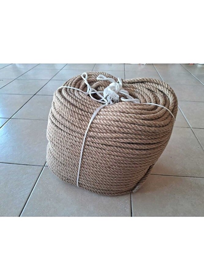 Kadir Tarım Jute Rope 5 Meters Straw Rope 5 mm Hemp Rope Rope Decorative Jute Natural Rope  - Image 1
