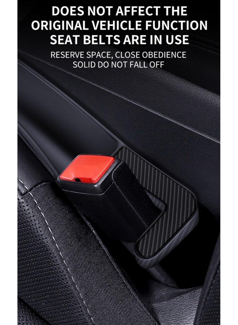 UrbanNest Car Seat Gap Filler with Seat Belt Hole and Phone Charging Cable Hole, 2 Pcs, Dual Compartments, Car Seat Organizer for Phones, Keys, Wallets, Coins, Univeral for All Cars - Image 4