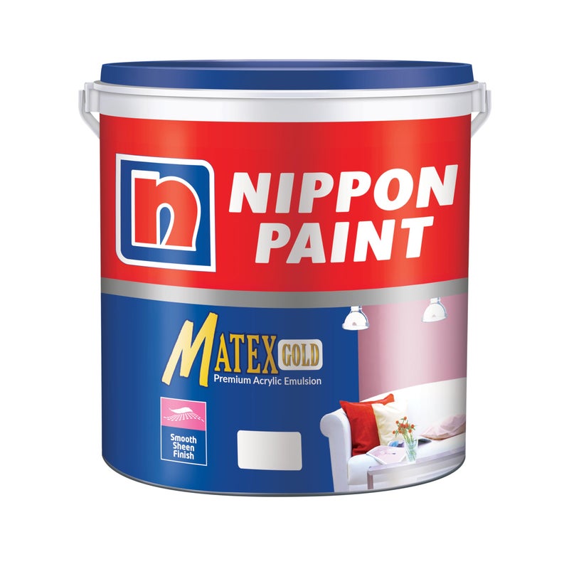 Nippon Paint Matex Gold Interior Emulsion Paint(4L, White, Smooth Sheen)-Low VOC, Washable Paint for safe environment-20% Higher Coverage, Hides uneveness-For Living Room, Bedroom, Home Walls-4 Ltr - Image 3