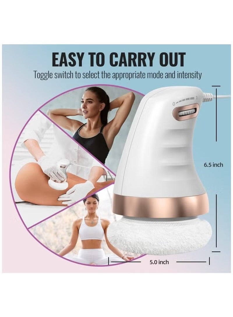 Body Massager Electric Cellulite Massager with 3 Skin-Friendly Pads Handheld Body Contouring Machine for Toning The Abdomen arms and Thighs - Image 2